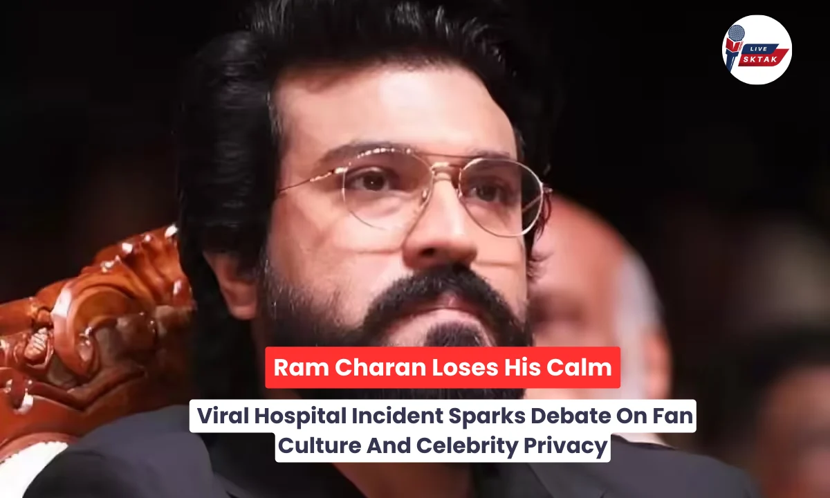 Ram Charan Loses His Calm: Viral Hospital Incident Sparks Debate On Fan Culture And Celebrity Privacy | Image With Economic Times