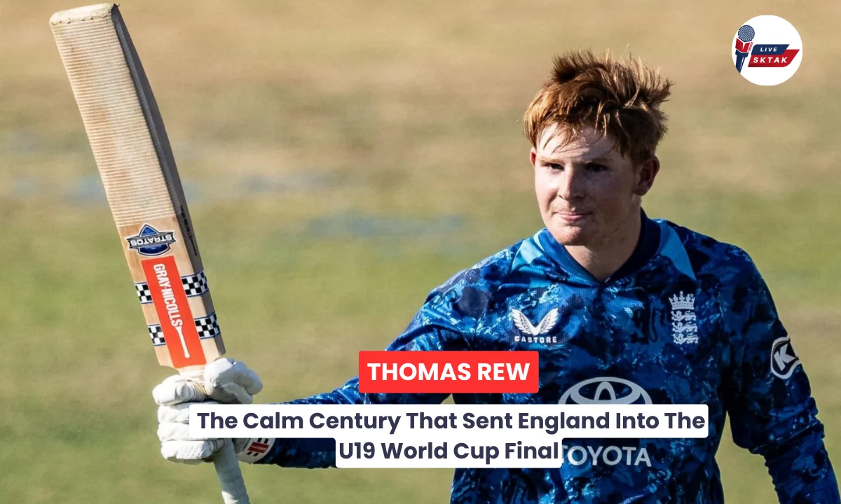 THOMAS REW: The Calm Century That Sent England Into The U19 World Cup Final