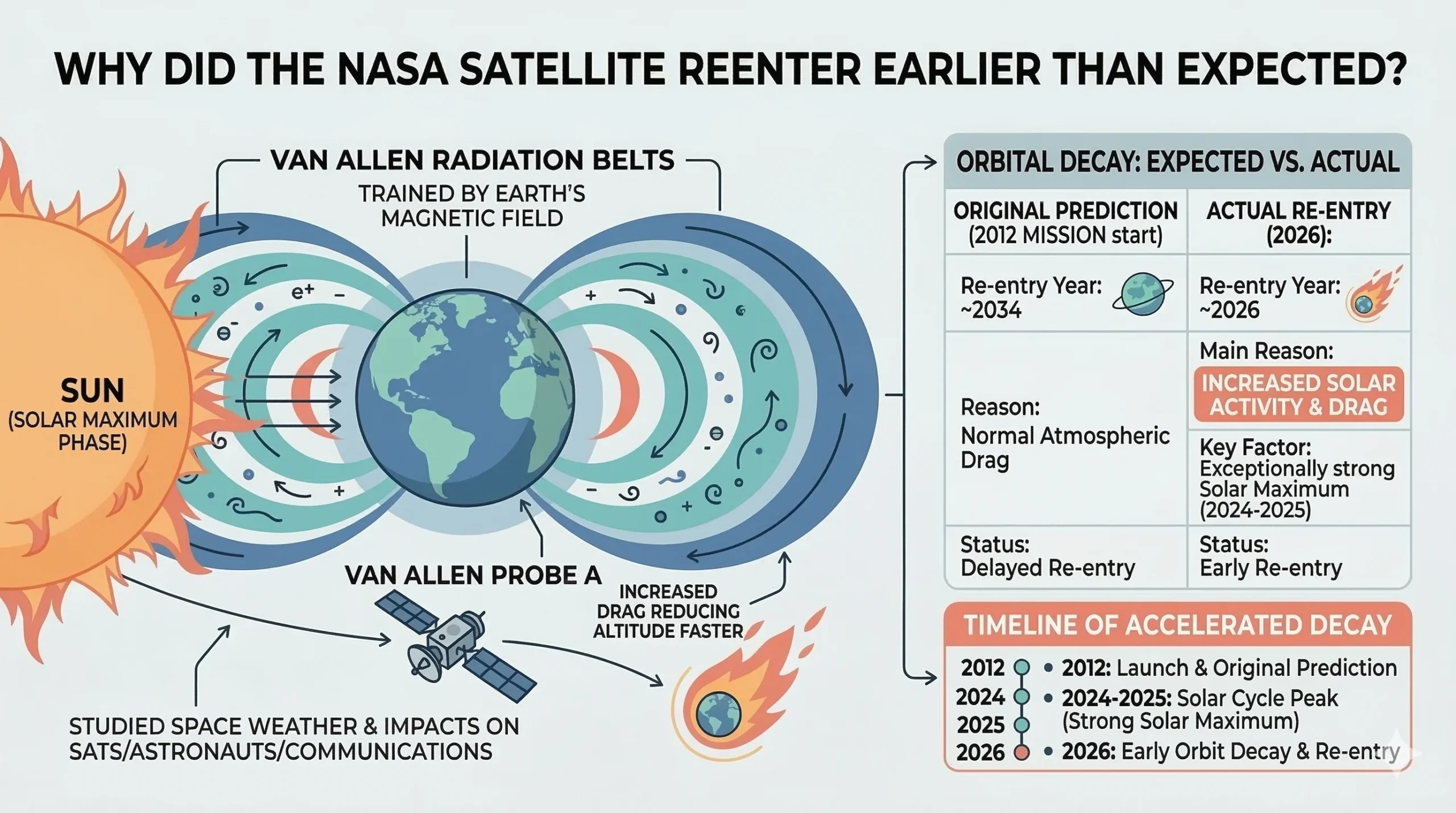 Why The NASA Satellite Reentered Earlier Than Expected? | Image For Representation Purpose
