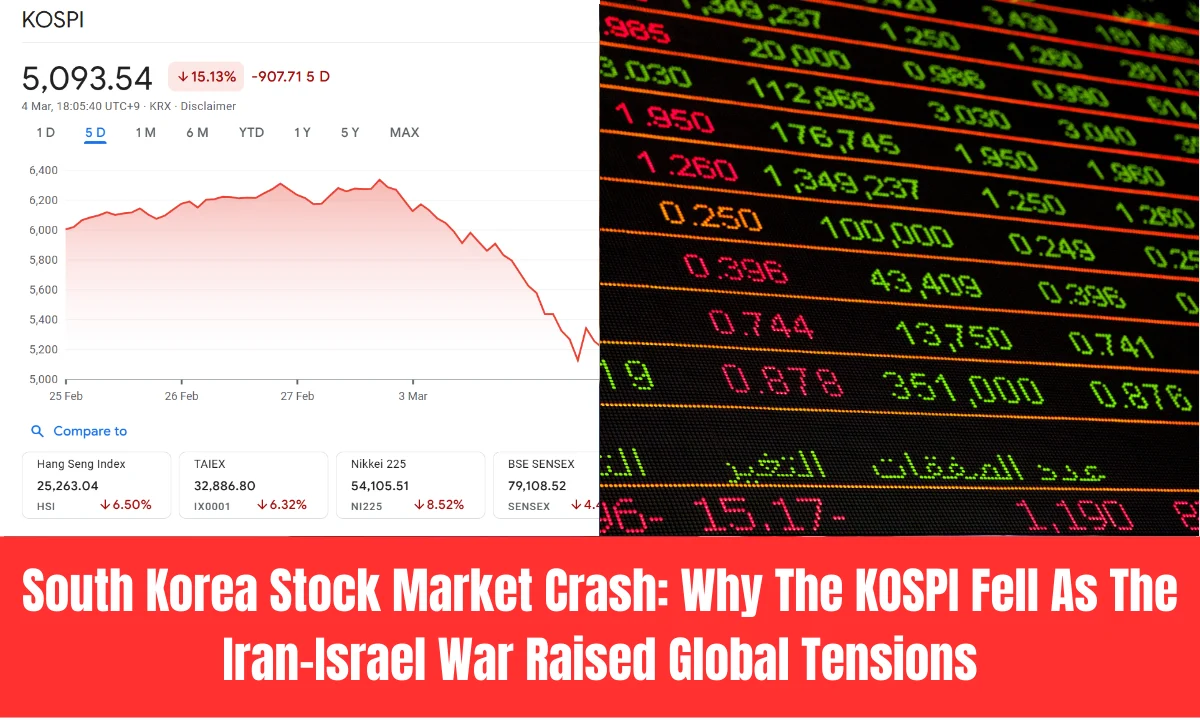 South Korea Stock Market Crash: Why The KOSPI Fell As The Iran–Israel War Raised Global Tensions