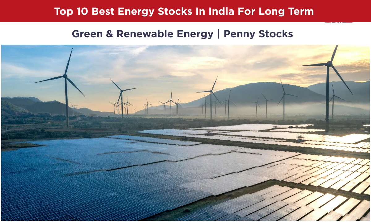 Top 10 Best Energy Stocks In India For Long Term [2026-2040] | Representative Image
