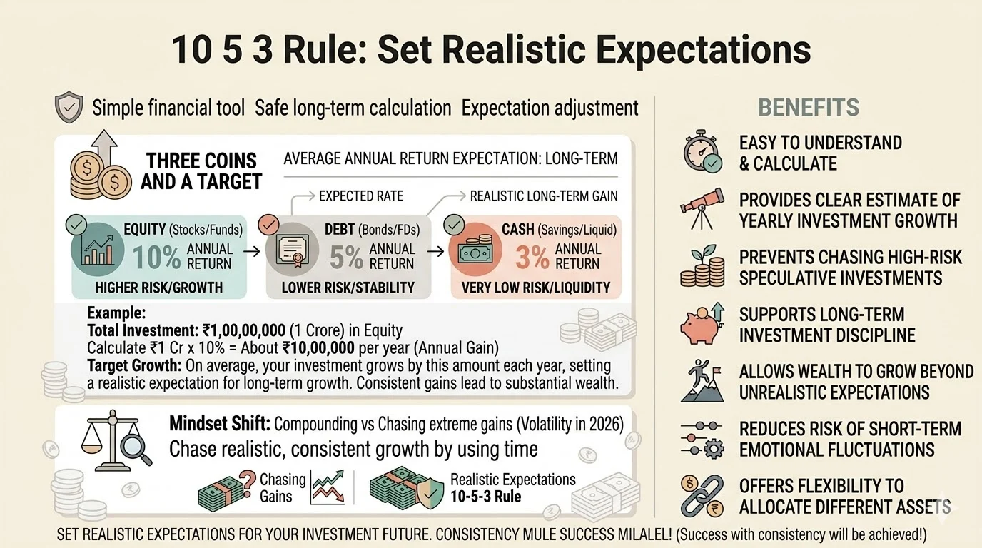 10 5 3 Rule: Set Realistic Expectations