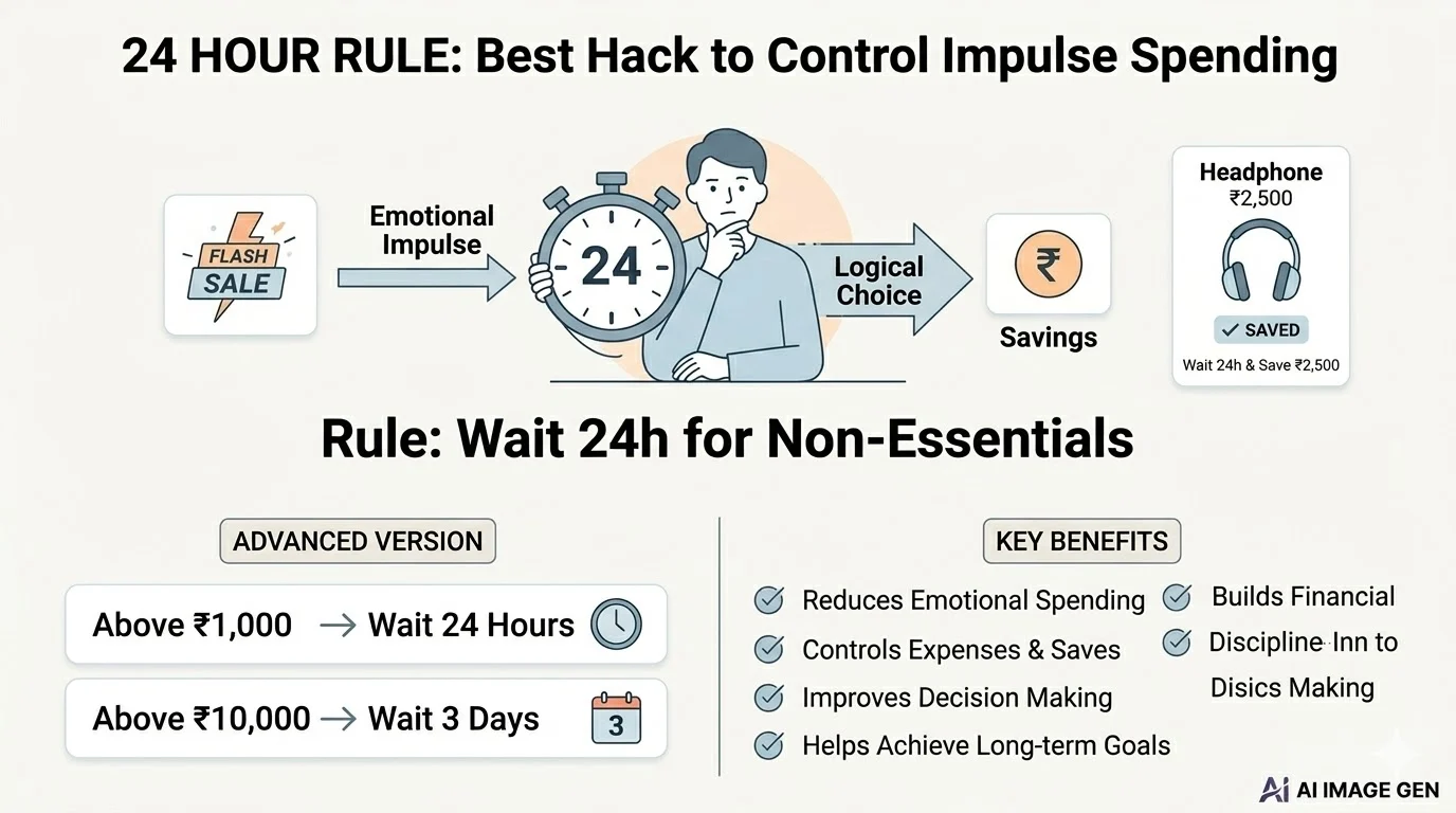 24 Hour Rule: Best Hack to Control Impulse Spending