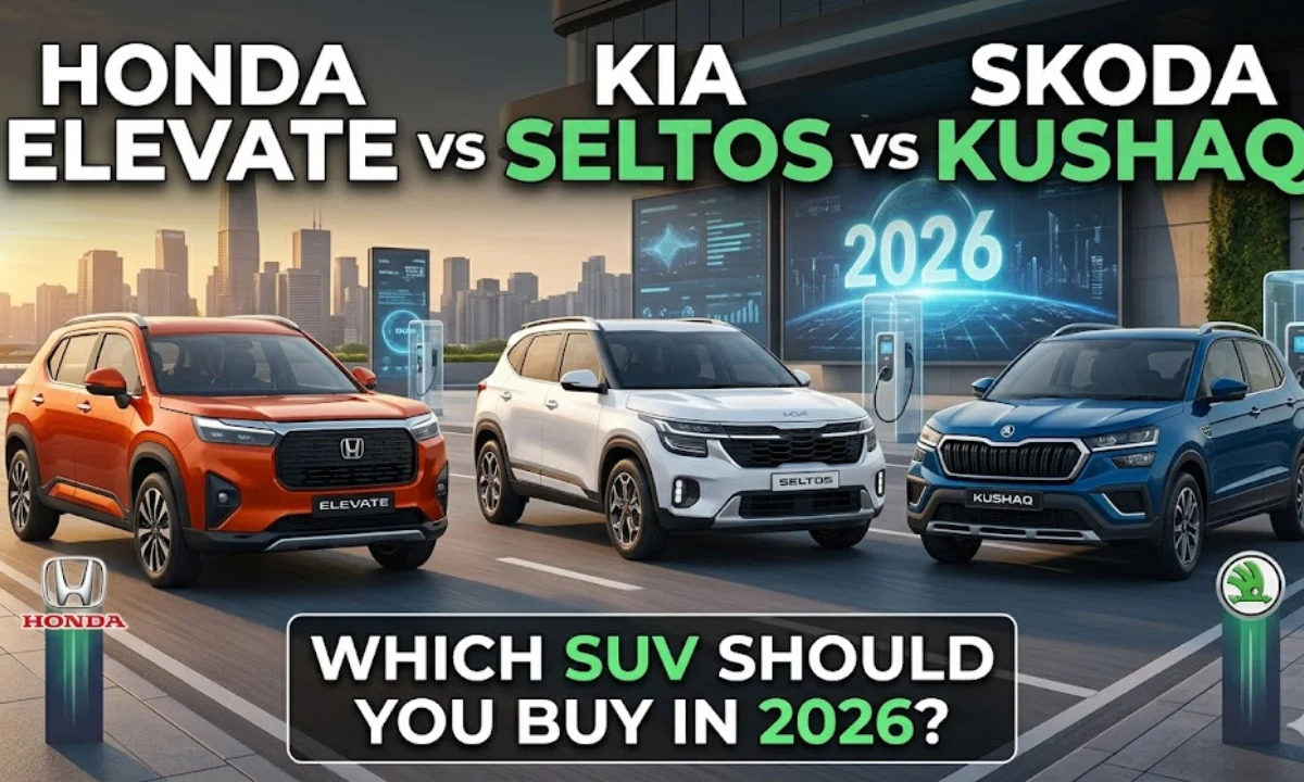 Honda Elevate Vs Kia Seltos Vs Skoda Kushaq: Which SUV Should You Buy In 2026?